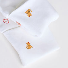 Load image into Gallery viewer, White Bright Character 4 Pack Baby 100% Cotton Sleepsuits (0-18mths)
