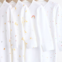 Load image into Gallery viewer, White Bright Character 4 Pack Baby 100% Cotton Sleepsuits (0-18mths)
