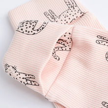 Load image into Gallery viewer, Pink Mono 4 Pack Baby Footless Sleepsuits (0mths-18mths)
