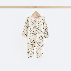 Pink Mono 4 Pack Baby Footless Sleepsuits (0mths-18mths)