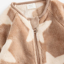 Load image into Gallery viewer, Neutral Baby Fleece Zip Sleepsuit
