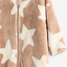 Load image into Gallery viewer, Neutral Baby Fleece Zip Sleepsuit
