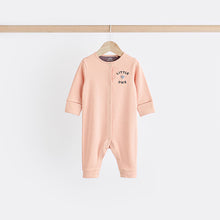 Load image into Gallery viewer, Purple Baby 100% Cotton Footless Sleepsuits 3 Pack (0mths-18mths)
