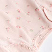Load image into Gallery viewer, Pink Bunny 5 Pack Short Sleeve Bodysuits
