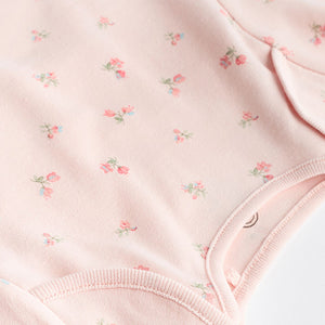 Pink Bunny 5 Pack Short Sleeve Bodysuits