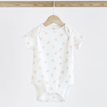 Load image into Gallery viewer, Pink Bunny 5 Pack Short Sleeve Bodysuits
