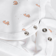 Load image into Gallery viewer, White Delicate Animal Baby Vest Bodysuits 5 Pack
