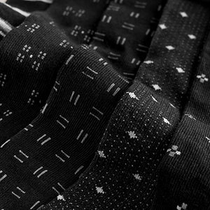 Black/Light Grey Pattern Smart Socks 5 Pack