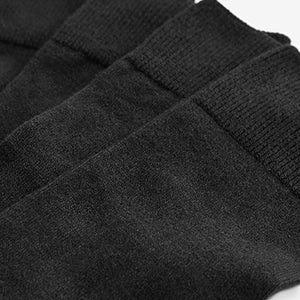 Black Pattern Modal Signature Socks 4 Pack