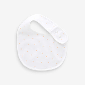 White Animals 100% Cotton Bibs 5 Pack