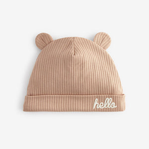 Neutral Milk Club Beanie Jersey Baby Hats 3 Pack (0-6mths)