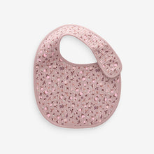 Load image into Gallery viewer, Caramel Brown 100% Cotton Baby Bibs 5 Pack
