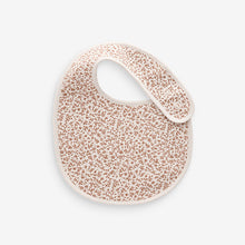 Load image into Gallery viewer, Caramel Brown 100% Cotton Baby Bibs 5 Pack
