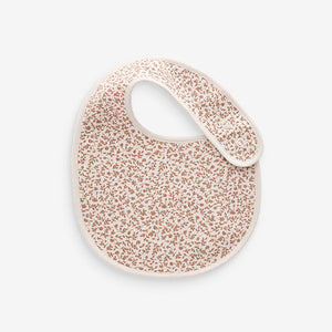 Caramel Brown 100% Cotton Baby Bibs 5 Pack
