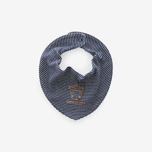 Load image into Gallery viewer, Blue Family 100% Cotton Bibs 2 Pack
