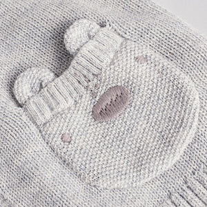 Grey Bear 100% Cotton Cardigan (0mths-9mths)