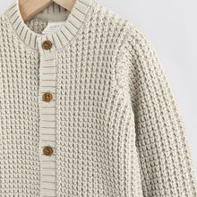 Load image into Gallery viewer, Grey Giraffe 100% Cotton Cardigan (0mths-18mths)
