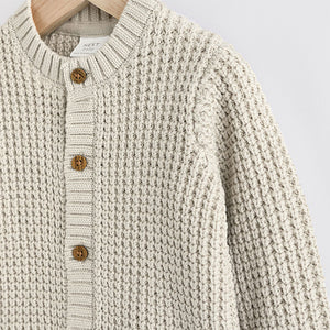 Grey Giraffe 100% Cotton Cardigan (0mths-18mths)