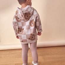 Load image into Gallery viewer, Neutral Bears Knitted Hoodie and Leggings Set (6mths-5yrs)
