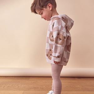 Neutral Bears Knitted Hoodie and Leggings Set (6mths-5yrs)
