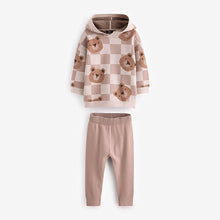 Load image into Gallery viewer, Neutral Bears Knitted Hoodie and Leggings Set (6mths-5yrs)
