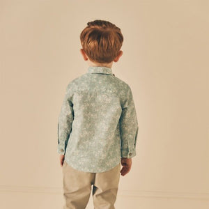 Mineral 100% Cotton Long Sleeve Shirt And Bow Tie Set (3mths-6yrs)