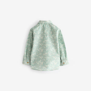 Mineral 100% Cotton Long Sleeve Shirt And Bow Tie Set (3mths-6yrs)
