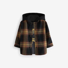 Load image into Gallery viewer, Brown Check Shirt &amp; Smiley T-Shirt 100% Cotton Long Sleeve Check Shirt and T-Shirt Set (3mths-6yrs)
