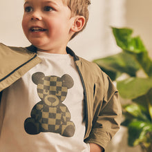 Load image into Gallery viewer, Khaki Green Shacket and T-Shirt Set (3mths-6yrs)
