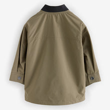 Load image into Gallery viewer, Khaki Green Shacket and T-Shirt Set (3mths-6yrs)
