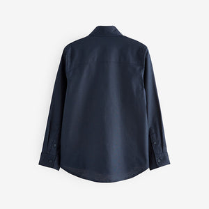 Navy Single Oxford Shirt (3-12yrs)