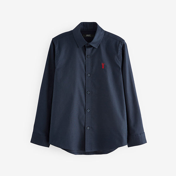 Navy Single Oxford Shirt (3-12yrs)