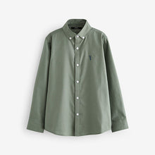 Load image into Gallery viewer, Green Single Oxford Shirt (3-12yrs)
