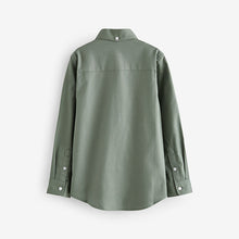 Load image into Gallery viewer, Green Single Oxford Shirt (3-12yrs)
