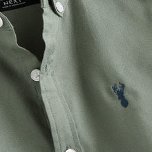 Load image into Gallery viewer, Green Single Oxford Shirt (3-12yrs)

