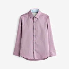 Load image into Gallery viewer, Pink Long Sleeve Smart Trimmed Shirt (3-12yrs)
