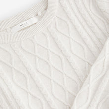 Load image into Gallery viewer, Ecru Cream Cable Knit Jumper (3-12yrs)
