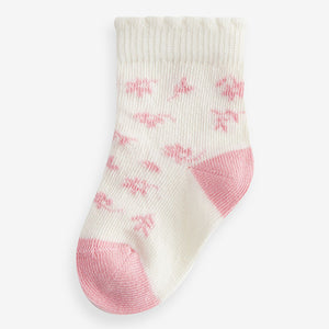 Pink fairy Baby Socks 5 Pack (0mths-2yrs)