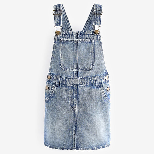 Blue Denim Pinafore Dress (3-12yrs)