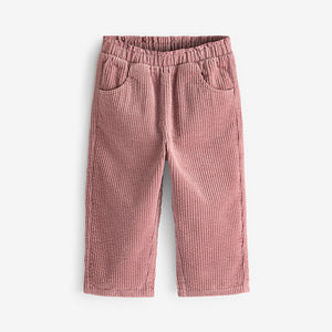 Pink 100% Cotton Cord Trousers (3mths-6yrs)