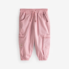 Load image into Gallery viewer, Pink Cargo Trousers (3mths-6yrs)
