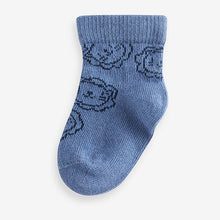 Load image into Gallery viewer, Navy Baby Socks 5 Pack (0mths-2yrs)

