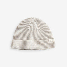 Load image into Gallery viewer, Blue/Grey Baby Beanie Hats 2 Pack (0mths-18mths)
