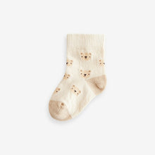 Load image into Gallery viewer, Neutral Bear Baby Socks 5 Pack (0mths-2yrs)
