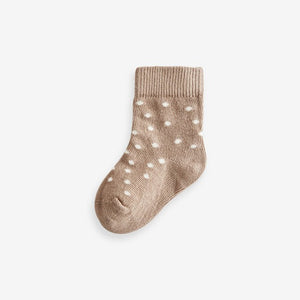 Neutral Bear Baby Socks 5 Pack (0mths-2yrs)