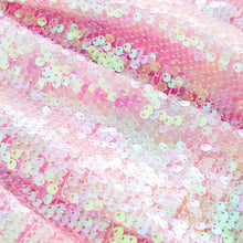 Load image into Gallery viewer, White/Pink Glitterball Graphic T-Shirt and Sequin Skirt Set (3-12yrs)
