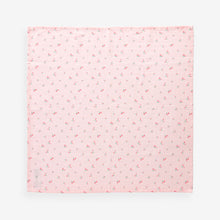 Load image into Gallery viewer, Pink Bunny Baby Muslins 100% Cotton Cloths 4 Pack
