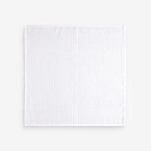 Load image into Gallery viewer, White Delicate Animal Baby Muslins 100% Cotton Cloths 4 Pack

