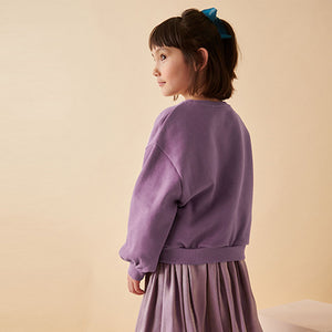 Berry Red Rainbow Sequin Sweatshirt (3-16yrs)