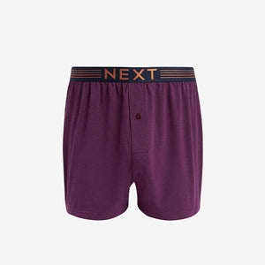 Rich Purple/Bronze Signature Bamboo Boxers 4 Pack